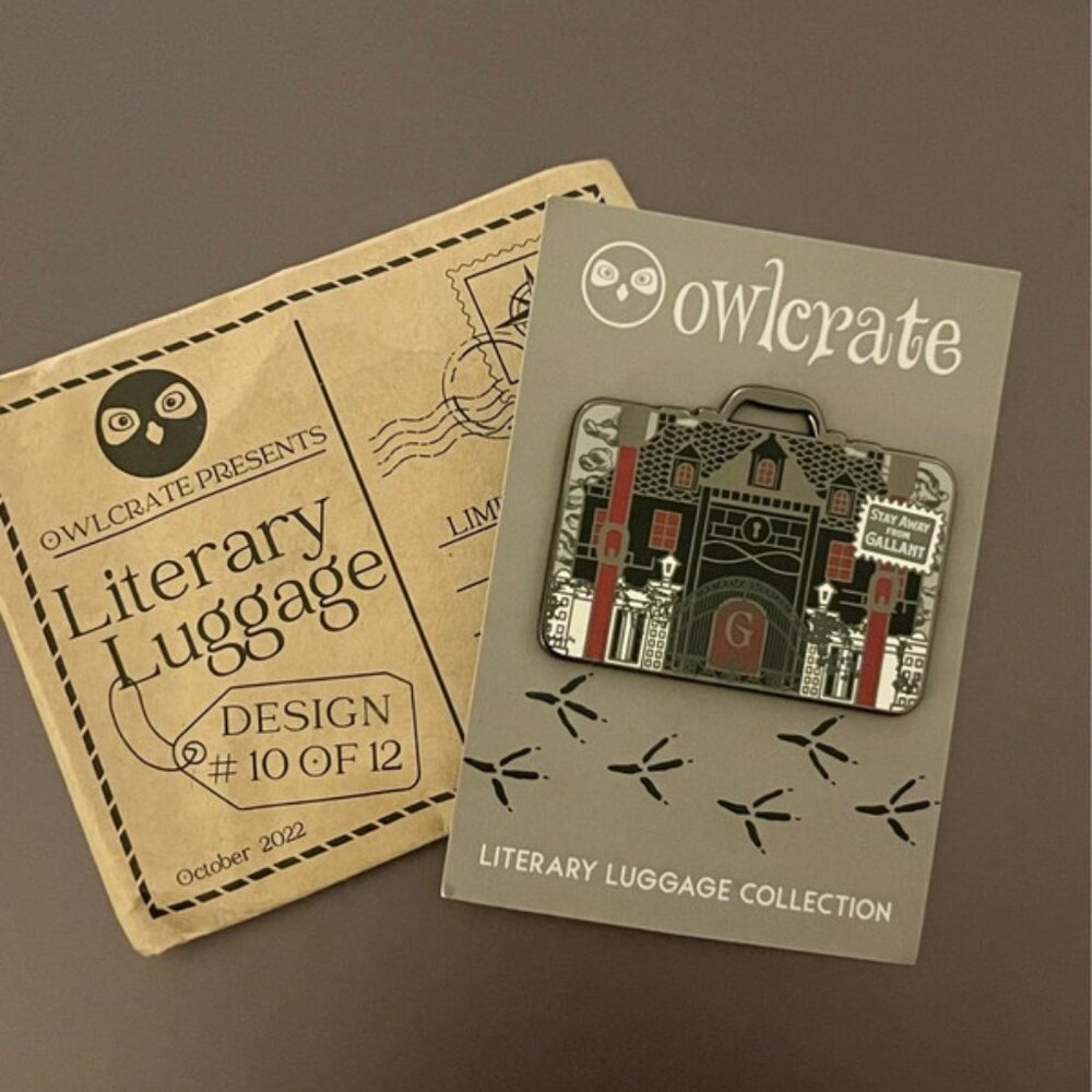 Owlcrate Exclusive Literary Luggage Pin